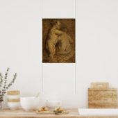 Van Dyck - Studie voor twee putti Poster (Keuken)