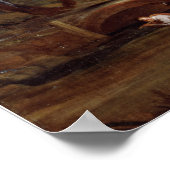 Van Dyck - Sunset Landscape met Shepherd en Flo... Poster (Hoek)