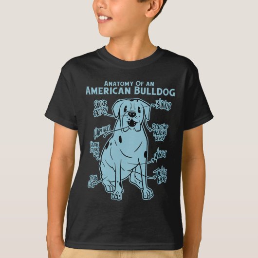 van een Amerikaanse buldog T-shirt (Voorkant)
