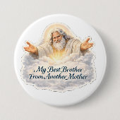 Van een andere moeder hemelse speld ronde button 7,6 cm (Voorkant)