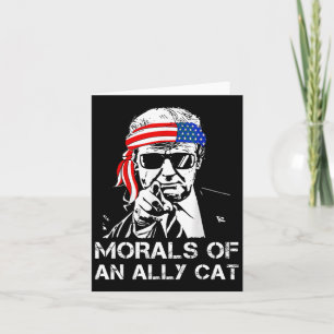Van een bondgenoot Cat Funny Trump 2024 Trump Pres Kaart