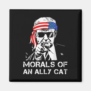Van een bondgenoot Cat Funny Trump 2024 Trump Pres Magneet