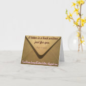 Van een "brief" het Citaat Kaart (Gele Bloem)