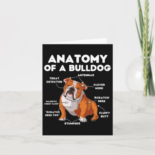 van een buldog kaart (Voorkant)