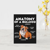van een buldog kaart (Gele Bloem)