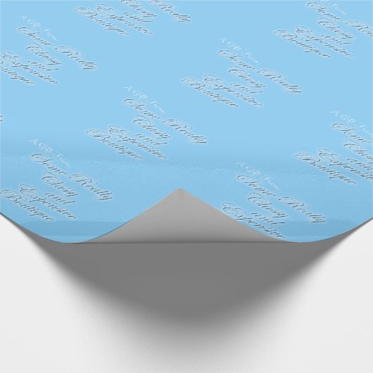 Van een Classy Boutique Cadeaupapier (Hoek)