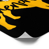 van een Franse buldog 1 Poster (Hoek)