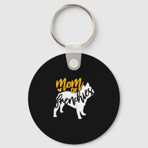 van een Franse buldog Sleutelhanger