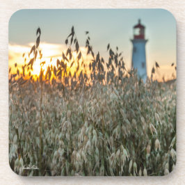 van een groot licht in velden bier onderzetter