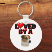 Van een Jack Russell Sleutelhanger (Voorkant)