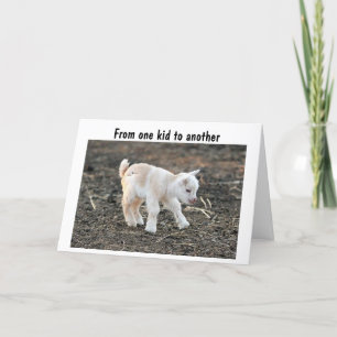 VAN ÉÉN KIND NAAR ANTOTHER HAPPY BIRTHDAY KAART