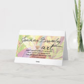 Van een "kleine Wandeling" de Kaart (Achterkant)