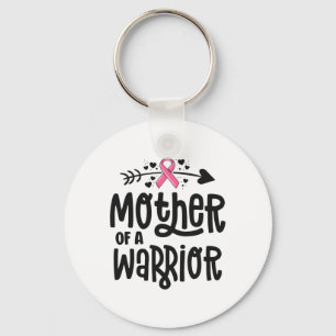 Van een krijger familie borstkanker roze lint sleutelhanger