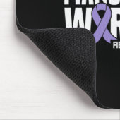 Van een krijger fibromyalgie bewustzijn muismat (Hoek)