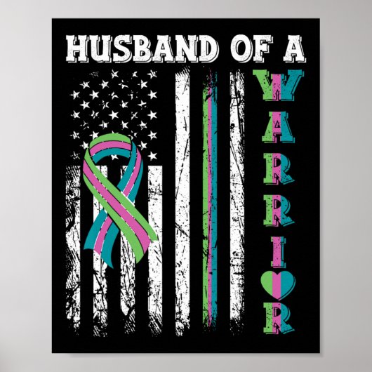 Van een Krijger Gemetastaseerde Borstkanker Amerik Poster (Voorkant)