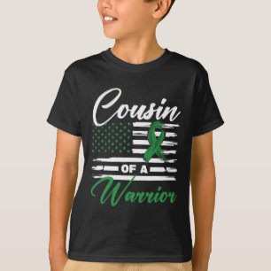 Van Een Krijger Vlag Galblaas- of Galwegkanker T-shirt
