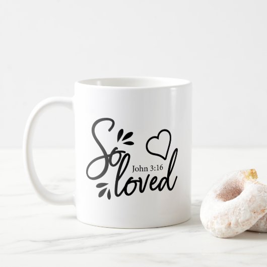Van een leuke John 3:16 Coffee-Mok Koffiemok (Met donut)