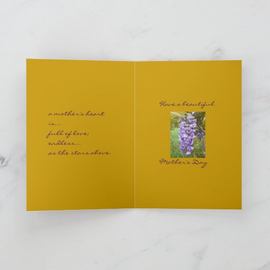 van een "moeder het hart" Kaart (Binnen)