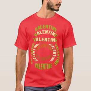 van een ongelooflijke Valentijn in een vocado vorm T-shirt