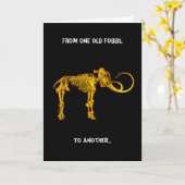 Van één oud Fossiel, aan Een andere… Kaart (Gele Bloem)