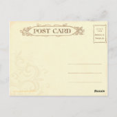 Van een paar Frans Briefkaart houden (Achterkant)