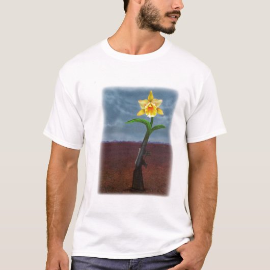 van een pistool naar een bloem t-shirt (Voorkant)