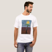 van een pistool naar een bloem t-shirt (Voorkant volledig)