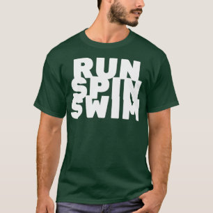 van een ronddraaien triatleet t-shirt