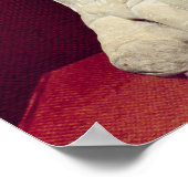 Van een standbeeld afkomstige voet poster (Hoek)