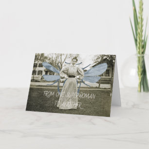 VAN ÉÉN SUPERVROUW NAAR EEN ANDERE VROUW VAN 1890 KAART