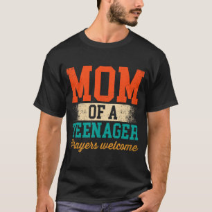 Van een tiener gebeden welkom vrouwen Christelijke T-shirt