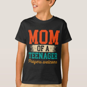 Van een tiener gebeden welkom vrouwen Christelijke T-shirt