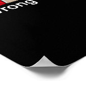 Van een verkeerde weg naar een goede weg poster (Hoek)