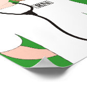 Van een verpleegster PRN-Poster houden Poster (Hoek)