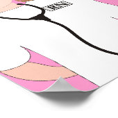 Van een verpleegster PRN-Poster houden Poster (Hoek)