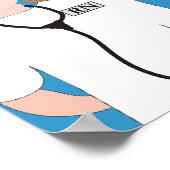 Van een verpleegster PRN-Poster houden Poster (Hoek)