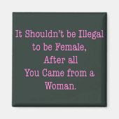 Van een vrouw magneet (Voorkant)