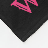 Van een Warrior Borstkanker Ondersteuningssquadron Fleece Deken (Hoek)