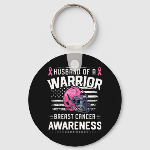 Van een Warrior Breast Cancer Awareness Football Sleutelhanger