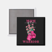 Van een Warrior Breast Cancer Awareness Support Sq Magneet (Voorkant / Achterkant)