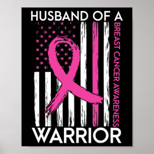 Van een Warrior Breast Cancer Awareness Support Sq Poster