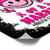 Van een Warrior Breast Cancer Awareness Support Sq Poster (Hoek)