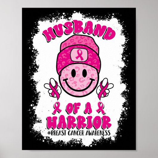 Van een Warrior Breast Cancer Awareness Support Sq Poster (Voorkant)