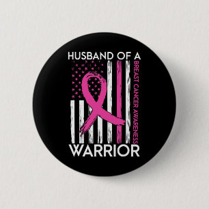 Van een Warrior Breast Cancer Awareness Support Sq Ronde Button 5,7 Cm
