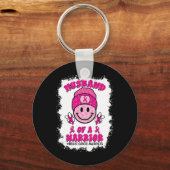 Van een Warrior Breast Cancer Awareness Support Sq Sleutelhanger (Voorkant)