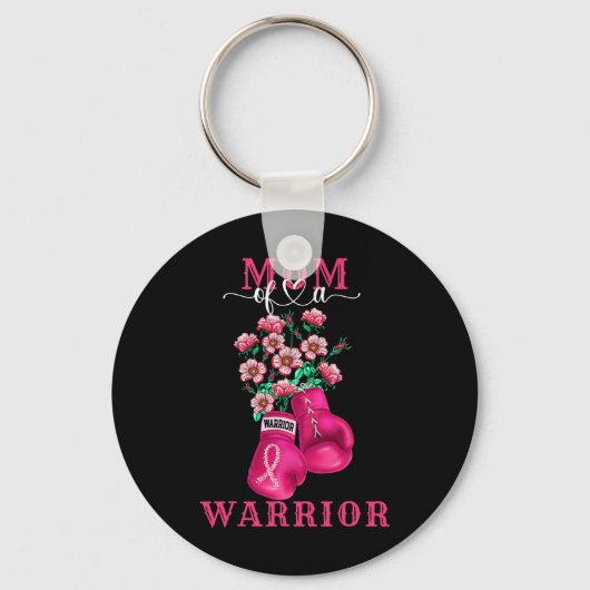 Van een Warrior Breast Cancer Awareness Support Sq Sleutelhanger (Voorkant)