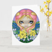 Van "een weinig Lente" het Wenskaart Kaart (Gele Bloem)