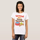 Van een Welsh Sheepdog (Hondenras) T-shirt (Voorkant volledig)
