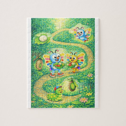 Van Ei tot Vlinder Puzzel (Verticaal)