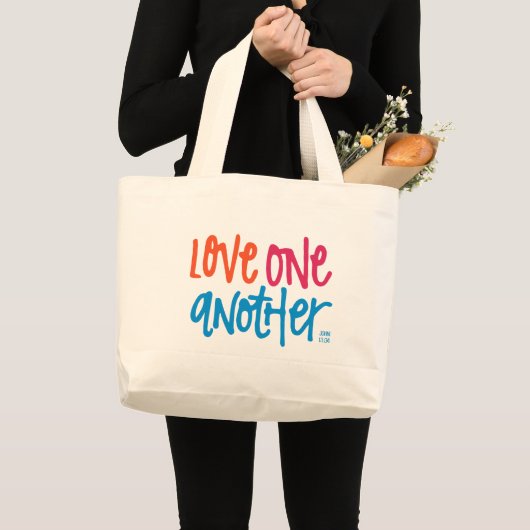 Van elkaar houden grote tote bag (Voorkant (product))